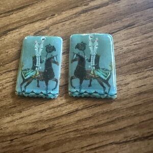 Horse Rider Earrings
